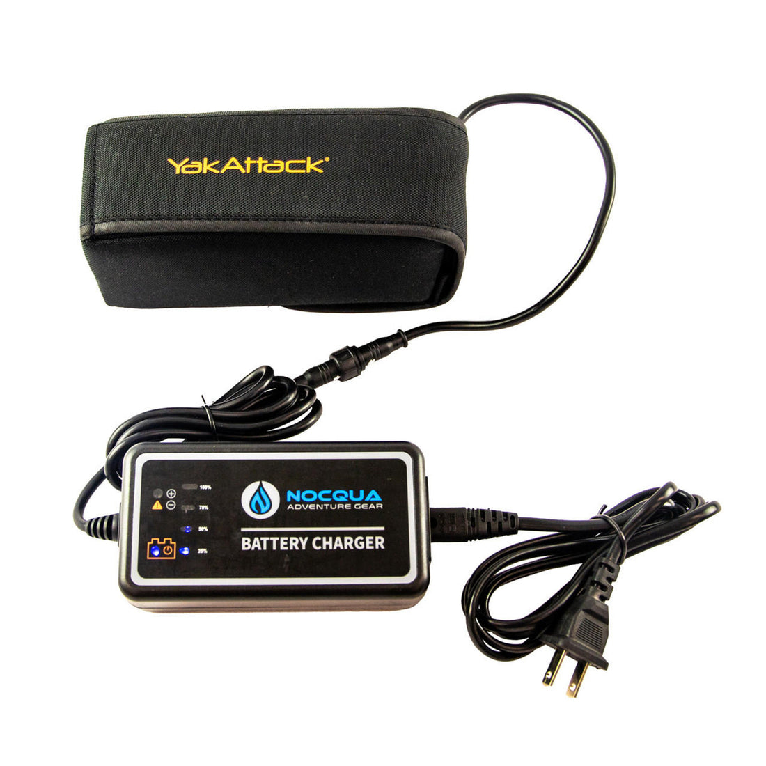 YakAttack Battery Power Kit. Lithium-Ion Water Resistant Battery Pack with Charger
