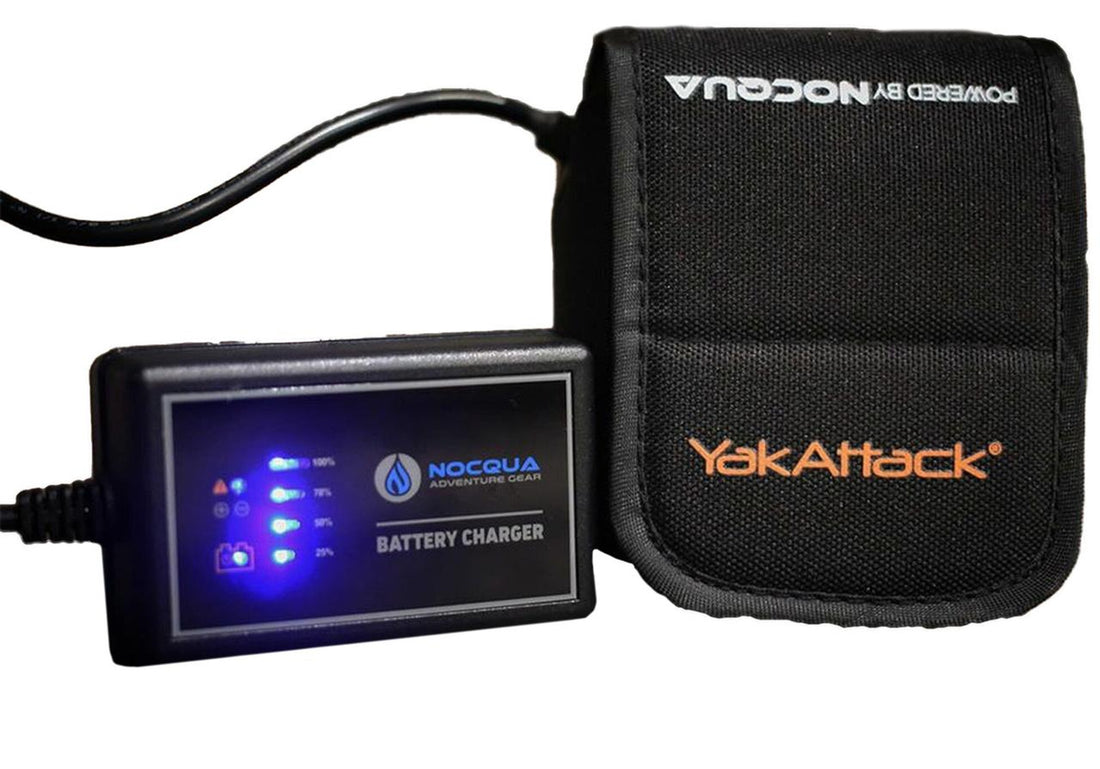 YakAttack Battery Power Kit. Lithium-Ion Water Resistant Battery Pack with Charger