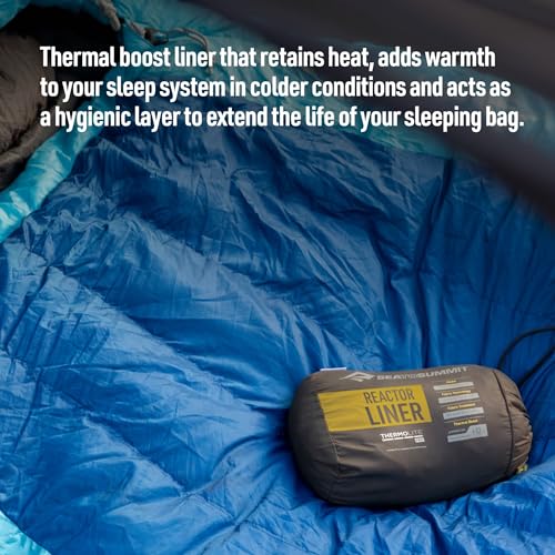 Sea To Summit Sea to Summit Reactor Sleeping Bag liner - Mummy w/Drawcord Compact