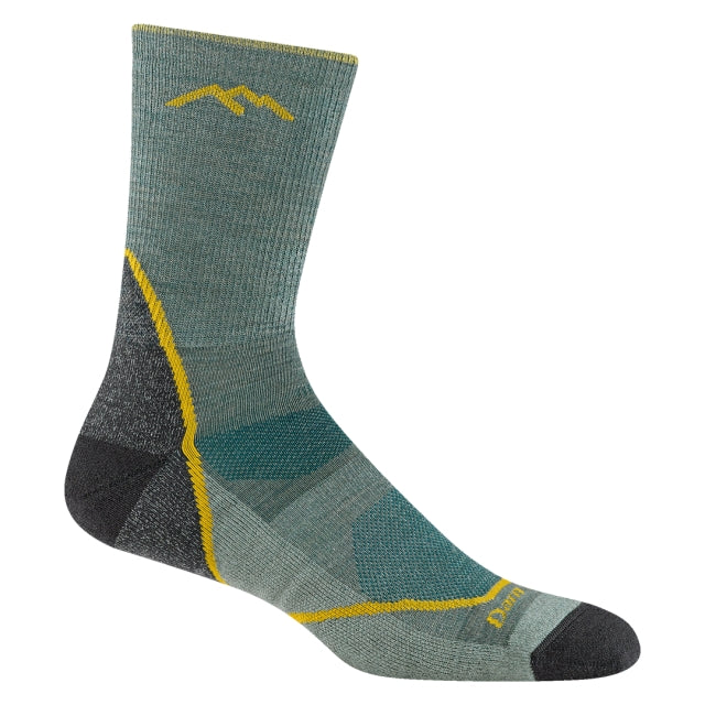 Darn Tough Mens Yarn Goblin Micro Crew Lightweight With Cushion Seafoam