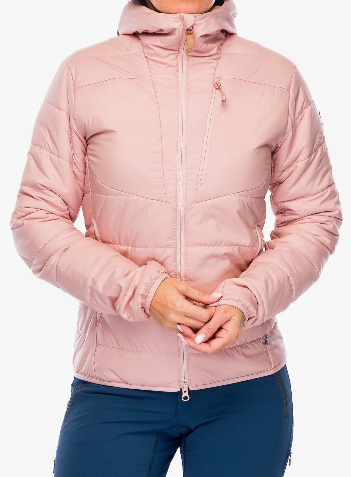 Fjallraven Women’s Keb Padded Hoodie Chalk Rose