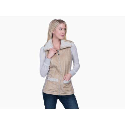 Kuhl Womens Dani Sherpa Vest Almond