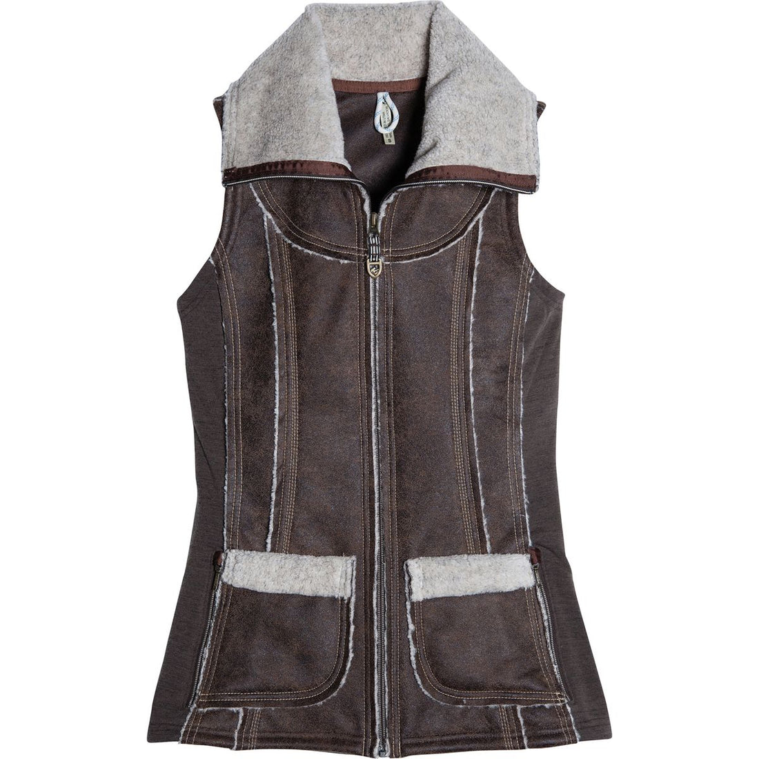 Kuhl Womens Dani Sherpa Vest Oak