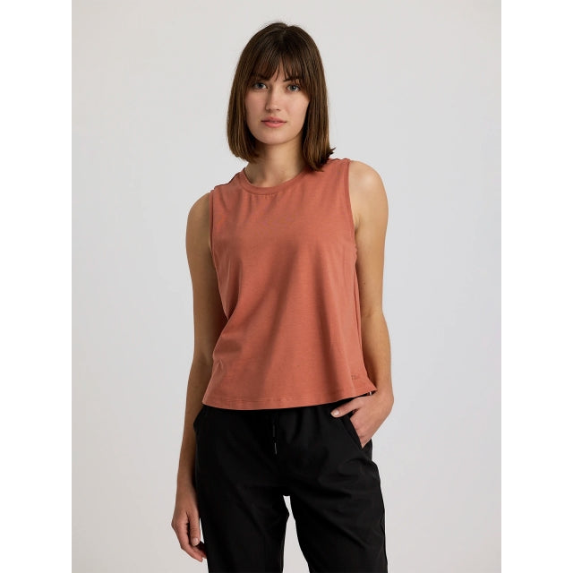 FreeFly Free Fly Womens Bamboo Current Tank Redwood