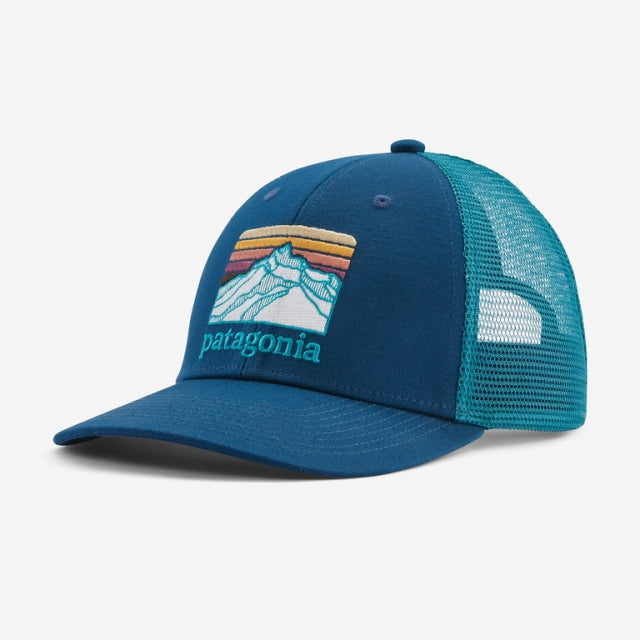 Patagonia Line Logo Ridge LoPro Trucker Hat Talon Gold | Eco