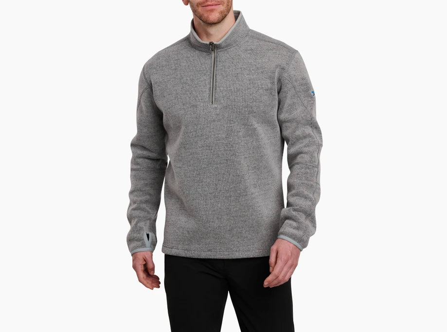 Kuhl Mens Thor 1/4 Zip Cloud Gray