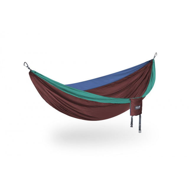 ENO DoubleNest Hammock Seaglass/Merlot/Denim - Eagles Nest