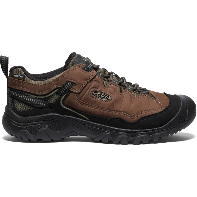 Keen Men's Targhee IV Mid WP WIDE Bison/ Black