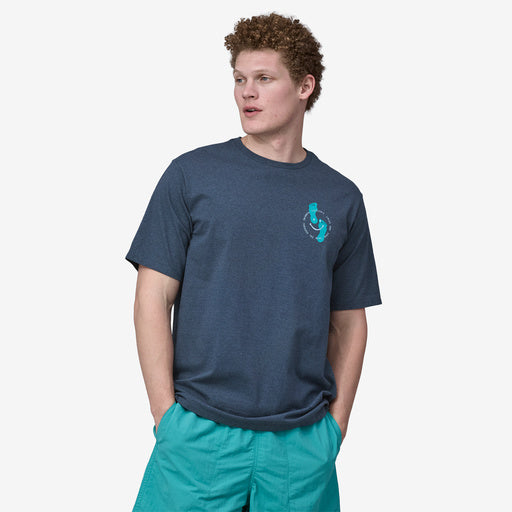 Patagonia Men's Trail Trotters Responsibili- Tee Utility Blue