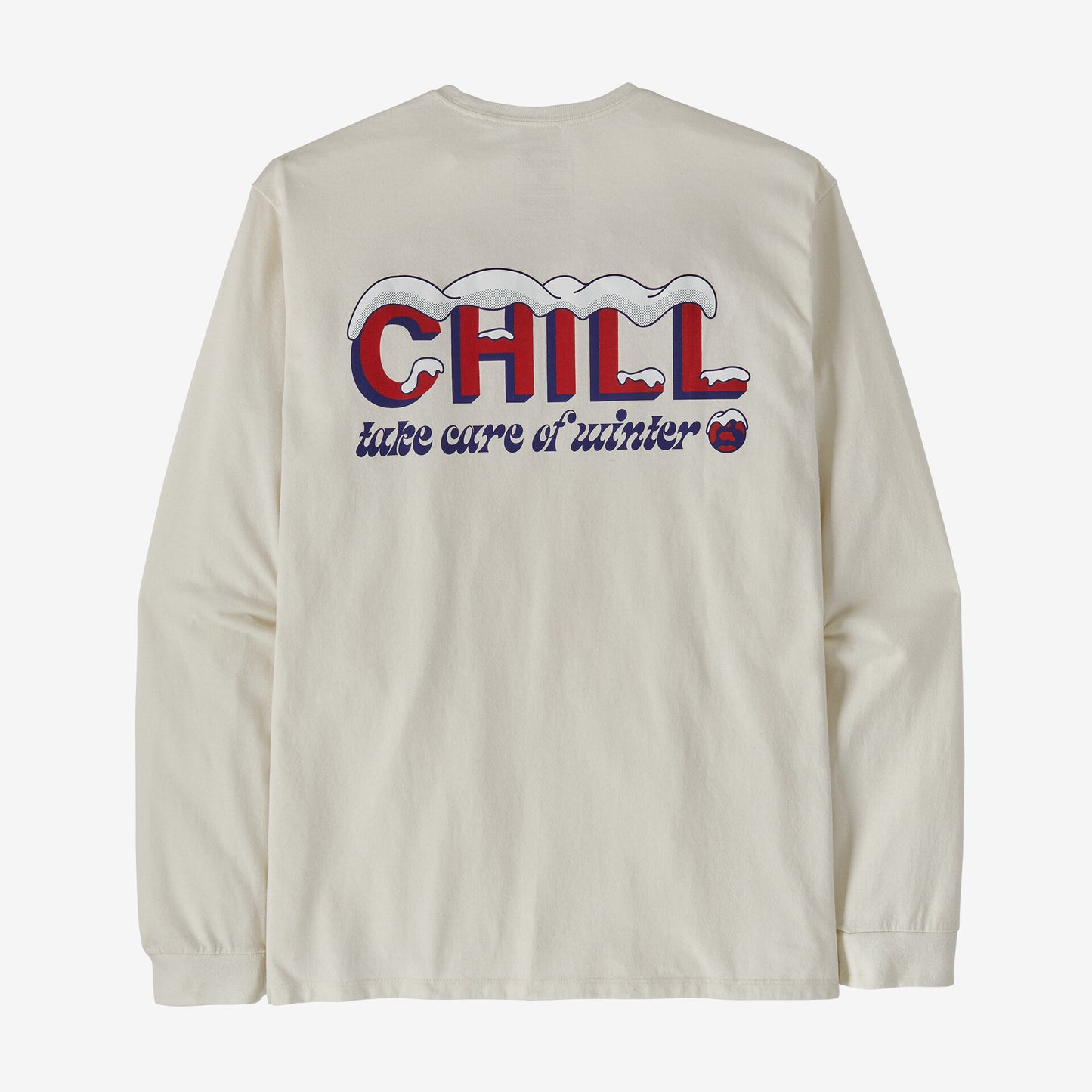 Patagonia Men's L/S Chill Responsibill-Tee Birch White