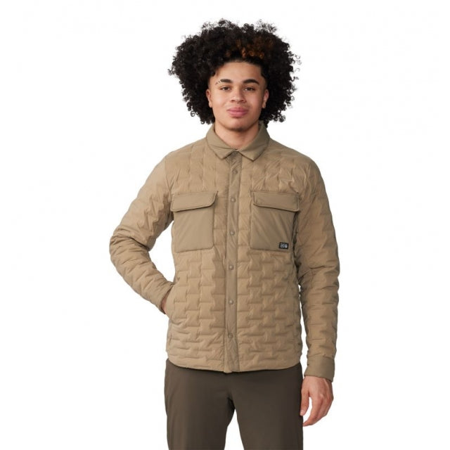 Mountain Hardwear Men's Stretchdown Light Shacket Trail Dust