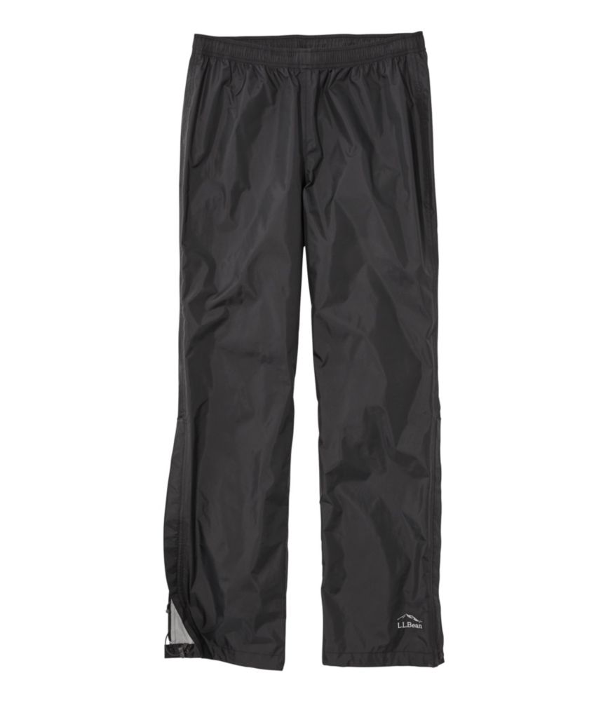 LL Bean Trail Model Rain Pant Black