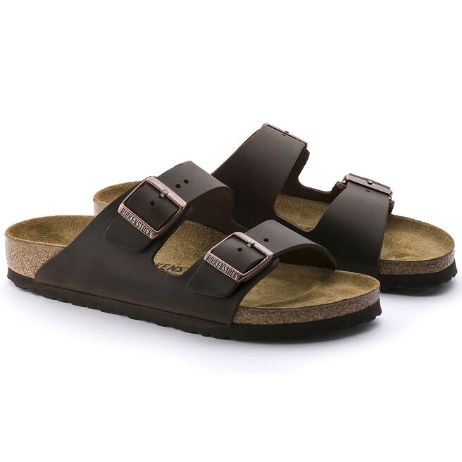 birkenstock florida tobacco brown Women's Soft Footbed Leather Sandal in Habana Brow V&A Bootery INC Avoid extreme heat. Florida Platform Vegan in Mocha