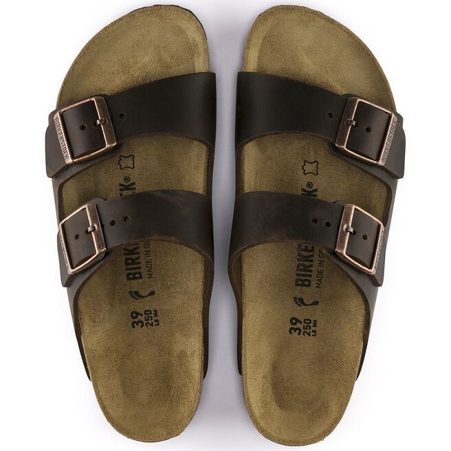 birkenstock florida tobacco SOFT FOOTBED OILED LEATHER-TOBACCO BROWN With a convenient no closure design Birkenstock Women's Oiled Leather Franca,