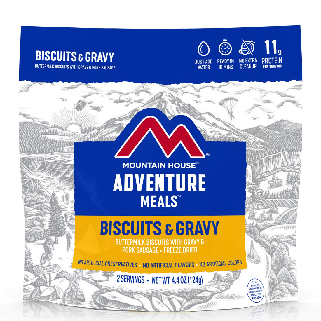 Mountain House Breakfast Course Biscuits and Gravy