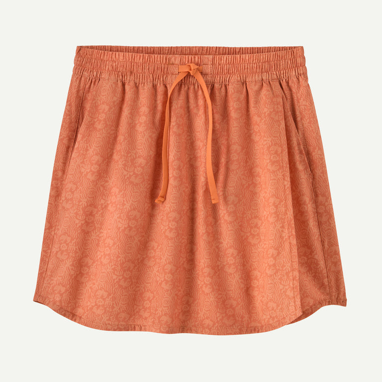 Patagonia Womens Fleetwith Skort Mountain Breeze: Rock Melon