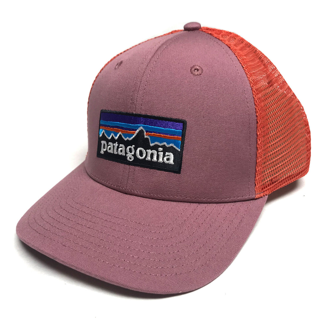 Patagonia P-6 Logo Trucker Hat Evening Mauve