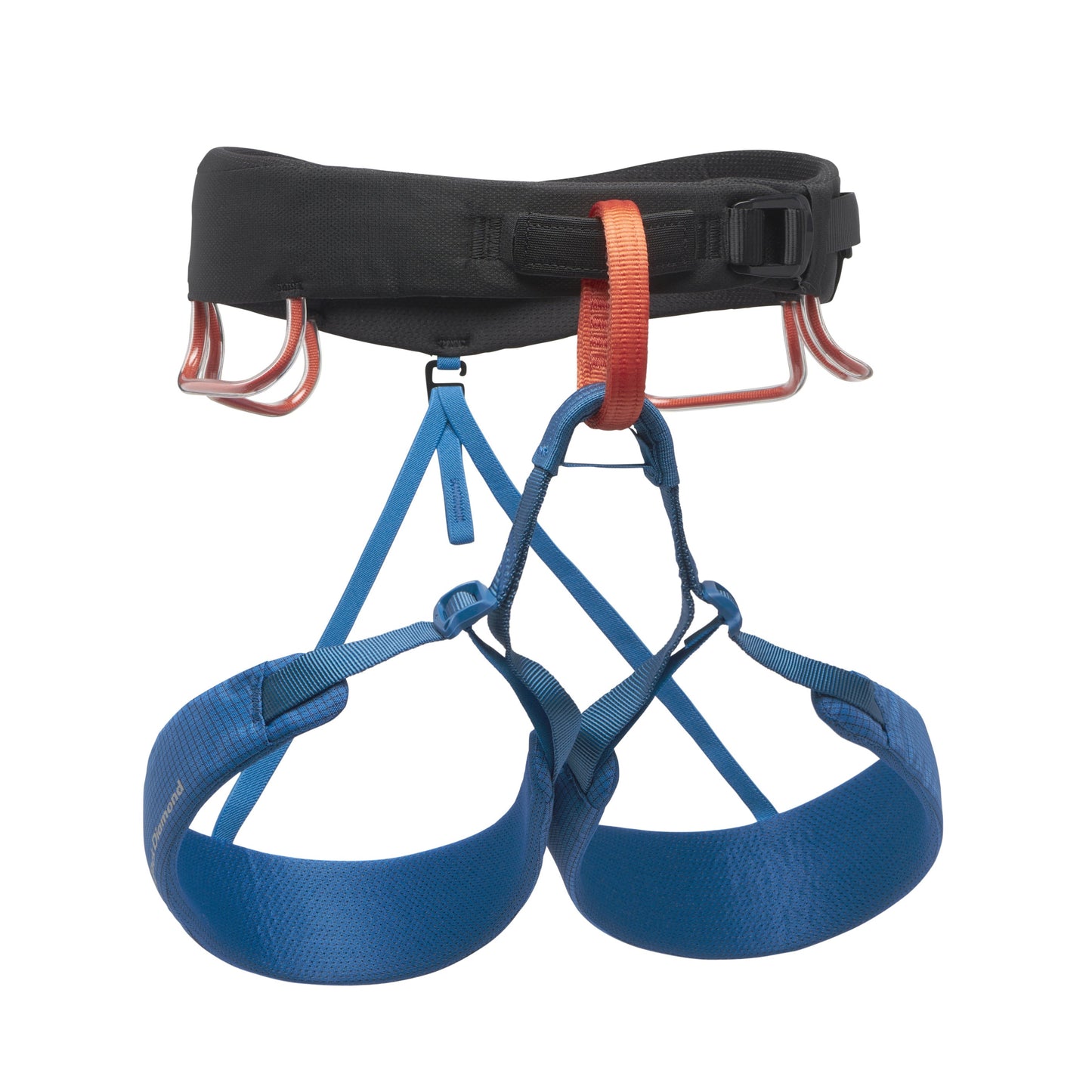 Black Diamond Men's Momentum Climbing Harness in Kingfisher Blue Color