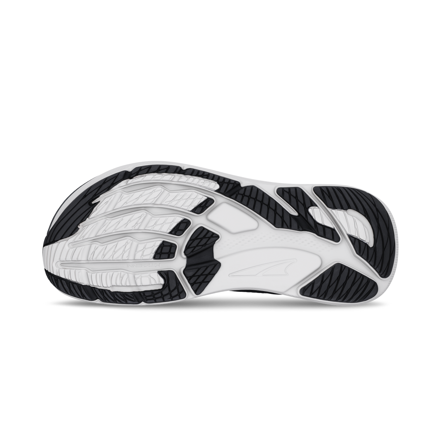 Altra Women's FWD Via running shoe in light gray with white midsole and black outsole