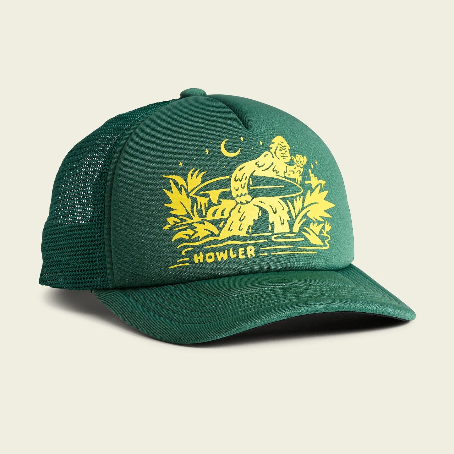 Howler Brothers Unstructured Snapback Hat Lone Gull : Bold Orange