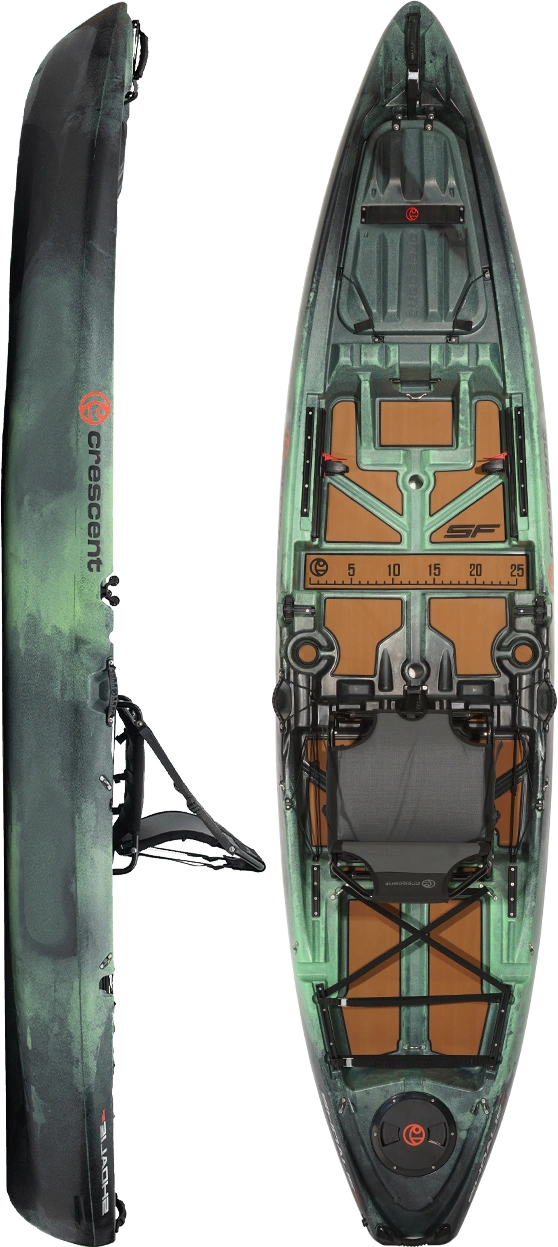 Crescent Shoalie Fishing Kayak - Thumbnail 4