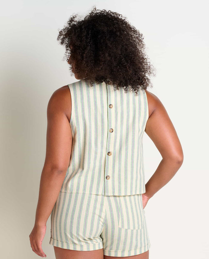 Toad & Co. Toad & Co Women's TAJ Hemp Button Tank II
