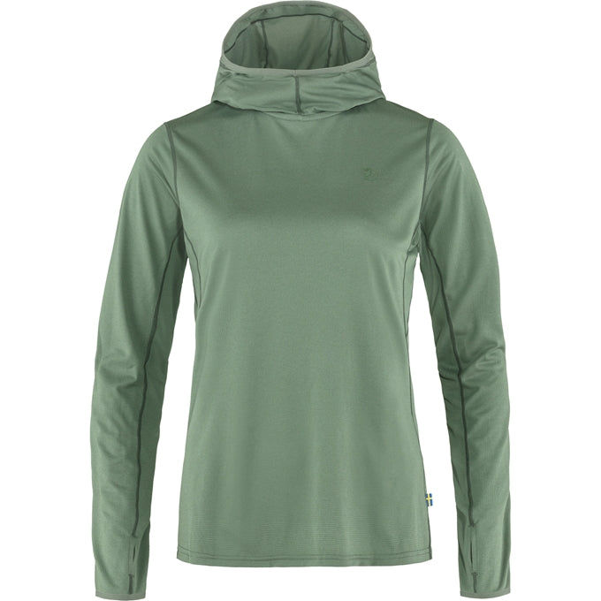 Fjallraven FJall Raven Women's Abisko Sun-Hoodie Patina Green