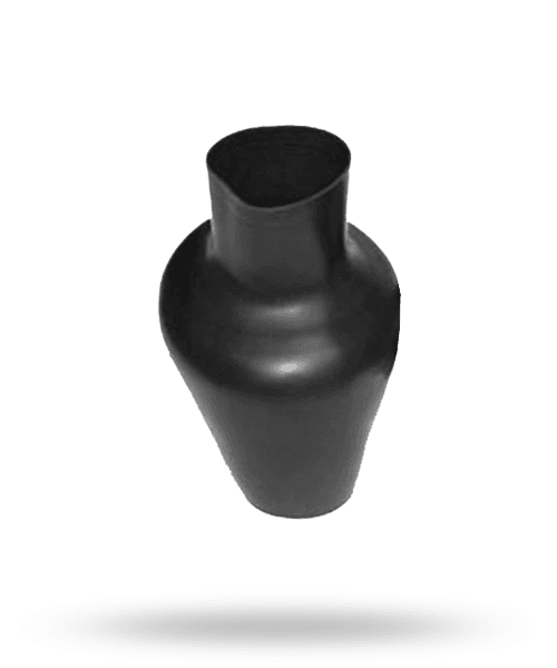 Level Six Level 6 Latex Ankle Gasket Black