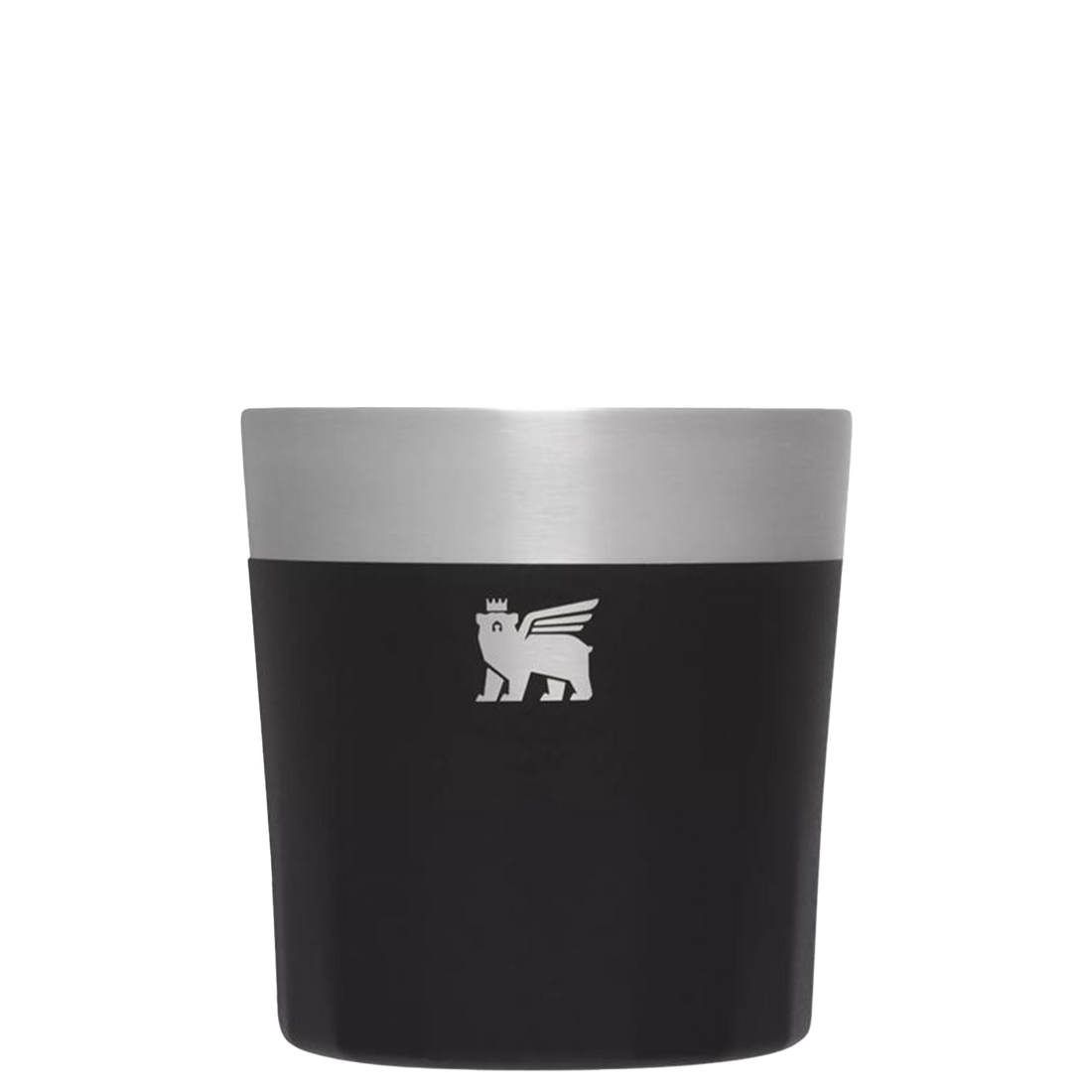 Stanley Lifted Spirits Prismatic Rocks Glass 6oz Foundary Black