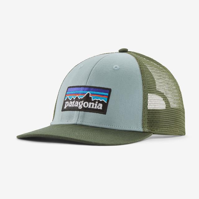 Patagonia P-6 Logo LoPro Trucker Hat Thermal Blue