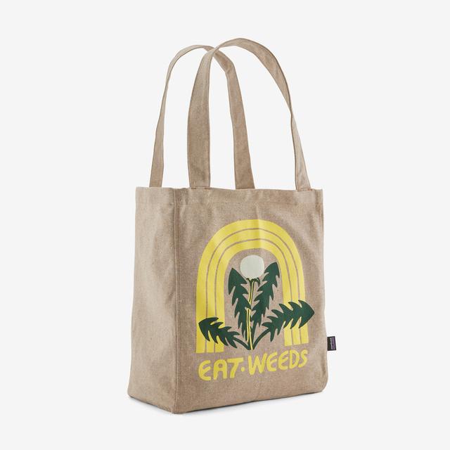 Patagonia Recycled Market Tote Salad Greens: Classic Tan