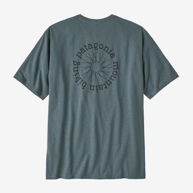 Patagonia Men's Spoke Stencil Responsibili-Tee Nouveau Green
