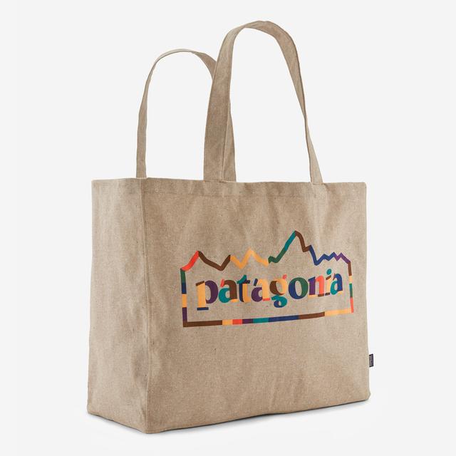 Patagonia Recycled Oversized Tote Unity Fitz: Classic Tan
