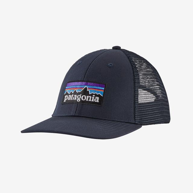 Patagonia P-6 Logo LoPro Trucker Hat Navy Blue