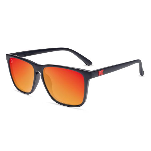 Knockaround Fast Lanes Matte Black/Red Sunset