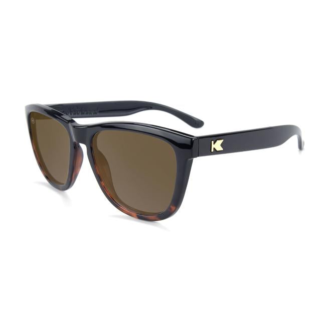 Knockaround Premiums: Riverbed Glossy Black and Tortoise Fade/Amber
