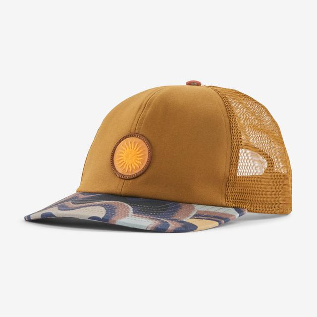 Patagonia Relaxed Trucker Hat Spirited Sun: Raptor Brown