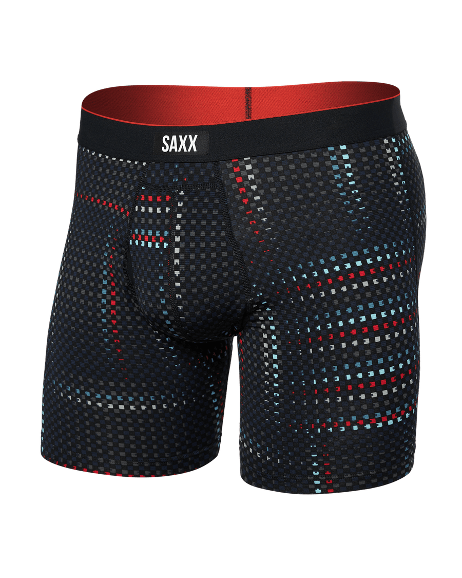 RiverSportsOutfitters Saxx Multi-Sport Mesh Boxer Brief Fly Swimpressive/ Hydro Blue