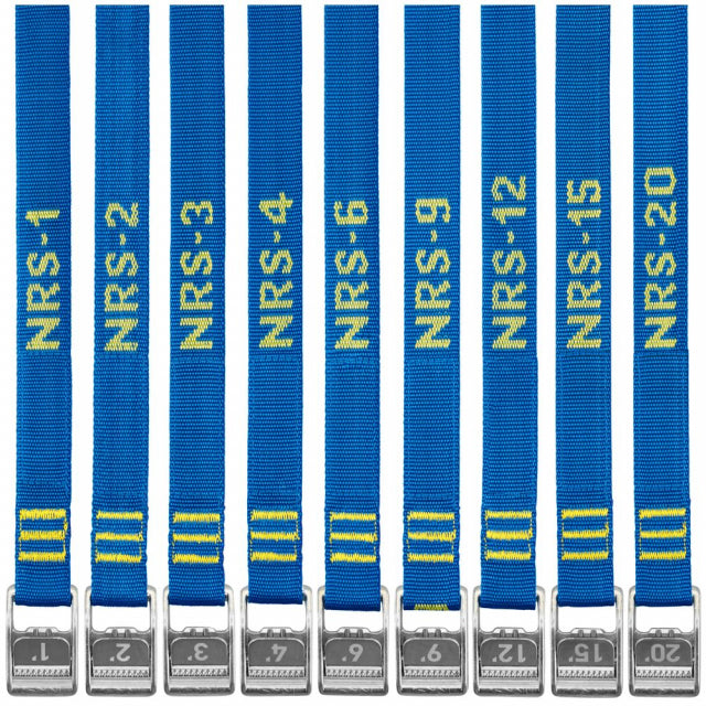 NRS 1" HD Tie-Down Straps Iconic Blue