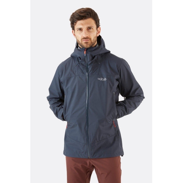 Rab Men's Arc Eco Waterproof Jacket Beluga