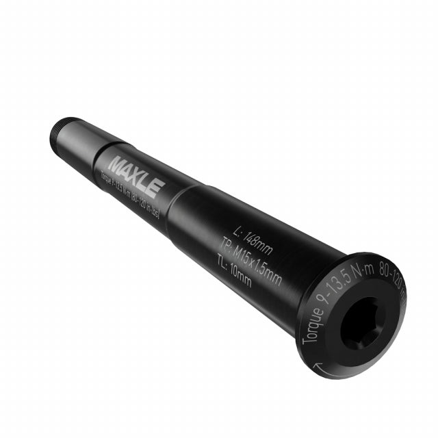 SRAM Axle Maxle Stealth Front, 15x100, Length 148mm, Thread Length 9mm, Thread Pitch M15x1.50 (not compatible with RS-1) - 15x100, SID SL, SID 35mm