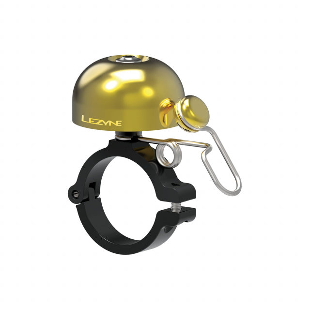Lezyne Classic Brass Bell- Hm Brass/Black Brass / Black