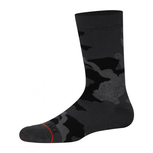 Saxx Men's Whole Package Crew Supersize Camo- Black