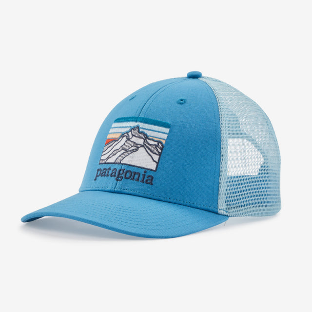 Patagonia Line Logo Ridge LoPro Trucker Hat Anacapa Blue