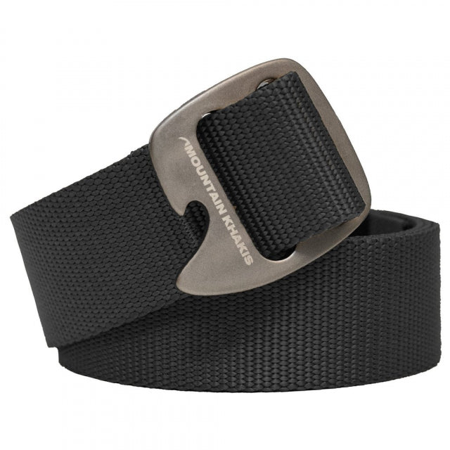 Mountain Khakis Solid Webbing Belt Black