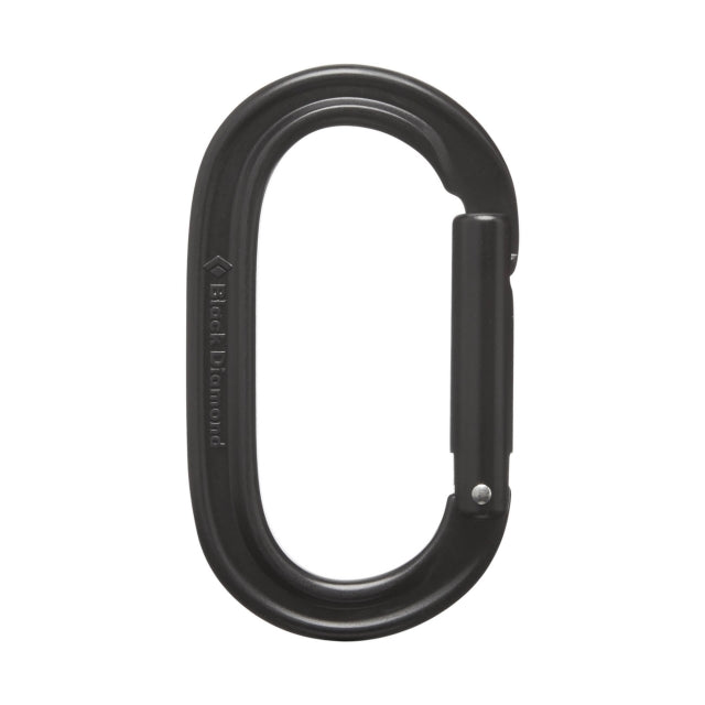 Black Diamond Oval Keylock Black