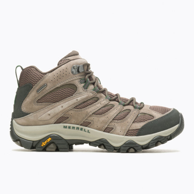 Merrell Men's Moab 3 Mid Waterproof Boulder